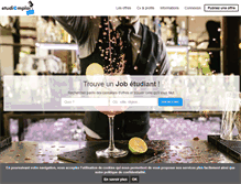Tablet Screenshot of etudiemploi.com